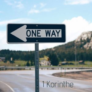one way 1 Korinthe